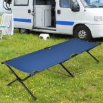 Costway lits de camp pliable 190 x 67 x 42 cm, cadre en mtal, tissu oxford robuste, charge 135 kg, pour ...