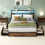 Costway lit double king 160 x 200 cm pour adulte lumière led contrôle app structure de lit avec tête ... Costway lit double king 160 x 200 cm pour adulte lumière led contrôle app structure de lit avec tête ...