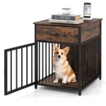 Costway maison pour chien chat avec tiroir station de charge meuble pour animaux pour salon chambre bureau ... Costway maison pour chien chat avec tiroir station de charge meuble pour animaux pour salon chambre bureau ...