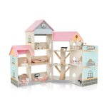 Costway maison de poupée dangle en bois pour enfants 3 ans + 3 Étages 6 chambres avec 41 accessoires ... Costway maison de poupée dangle en bois pour enfants 3 ans + 3 Étages 6 chambres avec 41 accessoires ...