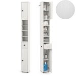 Costway meuble colonne de salle de bain avec 2 placards à porte 1 tiroir et 4 Étagères réglables 20 x ... Costway meuble colonne de salle de bain avec 2 placards à porte 1 tiroir et 4 Étagères réglables 20 x ...