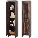 Costway meuble colonne de salle de bain avec 4 Étagères et porte pour salle de bain salon 43 x 395 x ... Costway meuble colonne de salle de bain avec 4 Étagères et porte pour salle de bain salon 43 x 395 x ...
