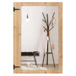 Costway miroir mural rectangulaire 97 x 67 cm cadre en bois de sapin miroir suspendu vertical ou horizontal ... Costway miroir mural rectangulaire 97 x 67 cm cadre en bois de sapin miroir suspendu vertical ou horizontal ...