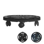 Costway porte plante à roulettes chariot rond à 4 roues universelles pour meubles seaux pots de fleurs ... Costway porte plante à roulettes chariot rond à 4 roues universelles pour meubles seaux pots de fleurs ...
