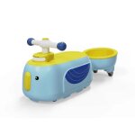 Costway porteur enfants avec volant remorque lumire musique espace de rangement pour 12 + mois 71 x ...