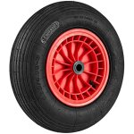 Costway roue de brouette 480 / 400 - 8 avec roulement de 2 cm et moyeu centr� de 88 cm �40x10cm pour ...