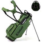 Costway sac de golf trpied avec 8 compartiments suprieurs et 5 poches zippes bandoulire rglable ...