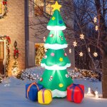 Costway sapin de noël gonflable de 180 cm avec lumières led décoration de fête noël gonflable avec souffleur ... Costway sapin de noël gonflable de 180 cm avec lumières led décoration de fête noël gonflable avec souffleur ...