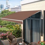 Costway store banne de balcon rétractable 3 x 25m - tissu résistant aux uv et à leau cadre aluminium ... Costway store banne de balcon rétractable 3 x 25m - tissu résistant aux uv et à leau cadre aluminium ...