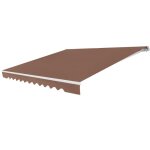 Costway store banne de balcon rtractable 36 x 3m avec tissu rsistant aux uv et  leau cadre aluminium ...