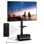 Costway support tv sur pied mobile pour 32 à 70 avec prise secteur inclinable réglable en hauteur tablette ... Costway support tv sur pied mobile pour 32 à 70 avec prise secteur inclinable réglable en hauteur tablette ...