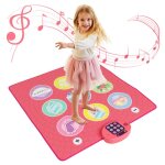 Costway tapis de danse fille 3 ans + affichage led - scores / volume / difficult� cadeau danniversaire ...