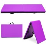 Tapis de gymnastique pliable costway - 180 x 60 x 3, 8 cm - 2 volet avec poignée - attache auto - agrippante ... Tapis de gymnastique pliable costway - 180 x 60 x 3, 8 cm - 2 volet avec poignée - attache auto - agrippante ...