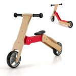 Costway trottinette pour enfants 2 en 1 ajustée à draisiennesiège amovible - roues en evacadre en bois ... Costway trottinette pour enfants 2 en 1 ajustée à draisiennesiège amovible - roues en evacadre en bois ...