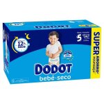 Couches - dodot - baby dry - taille 5 - 12h de scheresse - barrire anti - fuites