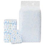 Couches jetables pour chiens - vidaxl - lot de 30 - blanc - taille m - 550x200 mm - design respirant