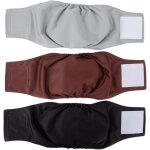 Couches lavables pour chien mle paquet de 3 rutilisables et absorbantes rglables pour un confort optimal ...