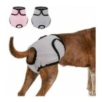 Couches lavables pour chien - ulisem - lot de 2 - 37 - 55 cm - absorbantes - lavables - forme de l - ...