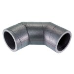 Coude pehd 90� - thermor - �160 mm - noir - pour chauffe - eau thermodynamique