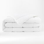Couette 140 x 200 cm ? coton anti - acariens celeste ? 57 fils ? 350 g / m�