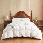 Couette 4 saisons - woodours - 200x200 - duvet & plumes - oeko - tex & rds - anti - allergique