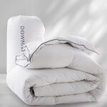 Couette 4 saisons - woodours - 220x240 cm - coton - duvet et plumes - oeko - tex Couette 4 saisons - woodours - 220x240 cm - coton - duvet et plumes - oeko - tex