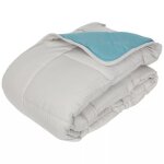 Couette chaude bicolore gamme microfibre cocoon non feu - norme nf en iso 12952 toutes dimensions toison ...