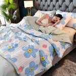 Couette d�t� - gigicial - lavable en coton - l�g�re - 300 gr / m�