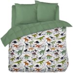 Couette imprim�e 240x260 cm avec taies coton cretace