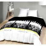 Couette lgre - mortreux - new york - 140 x 200 cm - garnissage 200g / m - fabrication franaise