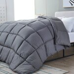 Couette - sampur - luxe grise - 200x200 cm - 300 g / m� - thermor�gulatrice - hypoallerg�nique