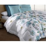 Couette microfibre 220x240 - imprimée double - face - 550 grs / m2 - bloom Couette microfibre 220x240 - imprimée double - face - 550 grs / m2 - bloom