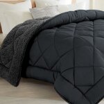 Couette chaude cotton club 200x200 cm - microfibre hypoallergnique - velours ctel - rversible & lavable ...