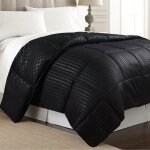 Couette - sampur - soft luxe - 140x200 cm - temp�r�e 250 g / m� - thermor�gulatrice - noir