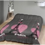 Couette temp�r�e - mortreux - paris - 200 x 200 cm - 1 ou 2 personnes - microfibre imprim�e