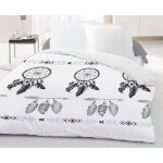 Couette - mortreux - attrape r�ve noir - 220x240 cm - mi saison - 350g / m� fibre creuse