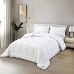 Couette ultra chaude - woodours - oslo - 220x240 cm - anti - acariens - 400 g / m - lavable