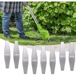 Lame de rechange m�tal pour d�broussailleuse sans fil 24v ? coupe?herbe durable � bords tranchants (sans ...