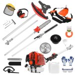 Coupe - bordures multi - fonctions 52cc - fianao - lame tranchante extension tige tondeuse � gazons et ...