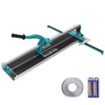 Coupe carreaux manuel 800mm 32 pouces avec roue en carbure de tungstne guidage laser base antidrapante ...