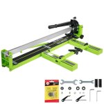 Coupe - carrelage - duoku - 1000 mm - roue en carbure de tungstne - guide laser rglable - acier