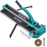 Coupe - carrelage manuel - duoku - 800 mm - rails doubles - positionnement laser - aluminium