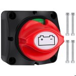 Coupe circuit de batterie - 12v 24v 48v - coupe batterie voiture - 200a - pour yacht bateau camion bus ...