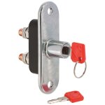 Coupe circuit � cl� - 12 / 24v - 100 � 500 a - cadre acier galvanis� et laiton - 2 cl�s