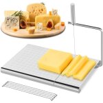 Coupe foie - gras inox coupe - fromage - fil cheese - cutter slicer pour pte molle et beurre jambon multicolor ...