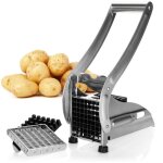 Coupe - frites en acier inox passe au lave - vaisselle 2 grilles de coupe appareil pratique pour des ...