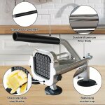Coupe - frites professionnel coupe - coupe - frites - 3 lames inox - 4 ventouses - haute efficacit - ...