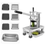Coupe frites professionnel en acier inoxydable appareil decoupe frite commercial coupe - lgumes avec ...