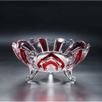 Coupe � fruits en cristal bonbonni�re bol de service bol d�coratif plateau multifonctionnel pour la maison ...