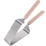 Coupe - g�teau trancheur diviseur / coupeur de g�teau triangulaire / avec double poign�e / pour tranches ...
